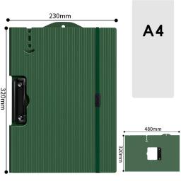 A4 File Folder Binder Board Clip, Nota Prancheta, Writing Pad, Titular do documento, Armazenamento de papelaria, Organizador, Escola e Material de Escritório - Image 6