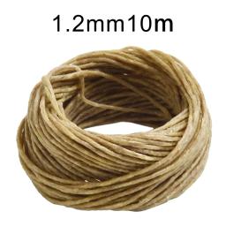 1 rolo 10m mechas de cera de abelha natural orgânica mechas de vela de cânhamo artesanato artesanal vara de vela fazendo projetos diy acessórios - Image 3
