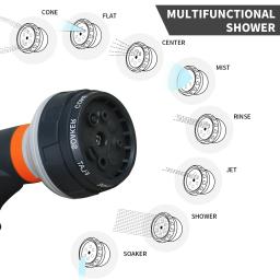 Chuveiro solar portátil com água quente, Chuveiro de acampamento com bomba de ar elétrica, Chuveiro acampamento para praia e acampamento, 20L - Image 3
