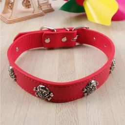 Ajustável Halloween crânio colarinho para Pet, Black Pet Collar, cão suprimentos, cachorro, 1pc - Image 2