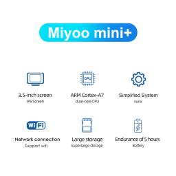 MIYOO-Mini Plus Portátil Retro Handheld Game Console, V2 Mini + Tela IPS, Console de Videogame Clássico, Sistema Linux, Presente Infantil - Image 2
