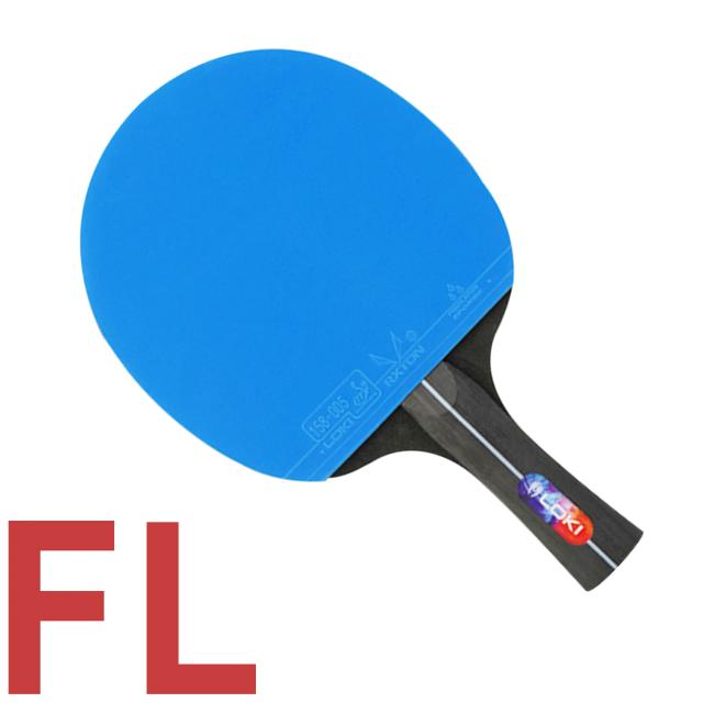 Raquete Profissional de Tênis de Mesa LOKI K5000 com Carbono e Esponja - Azul Original para Pingue-Pongue
