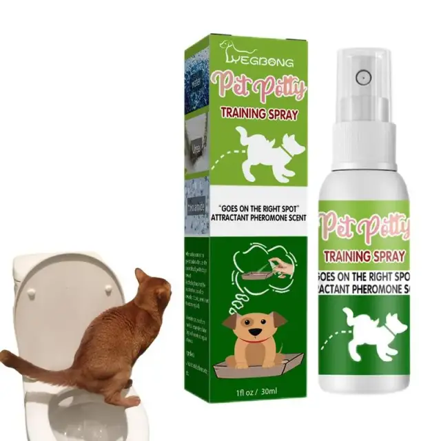 Spray Treinamento Potty para Gatos e Cães, Indutor de Banheiro Interior e Exterior, Atraente e Eficaz para Filhotes - Ideal para Pet Shop
