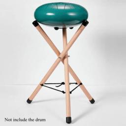 Tambor rack língua mão suporte de madeira faia triângulo suporte pendurar handpan universal dobrável portátil acessórios tambor - Image 5