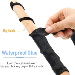 Fita de hóquei multiuso, 4 unidades, 2.5cm x 25m, fita de pano para aderência de morcego, acessórios atléticos, lâmina e alça, bastão de hóquei para presentes de lacrosse - Image 5