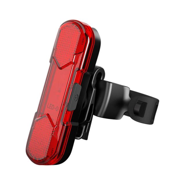 Luz de Cauda LED Recarregável USB para Bicicleta - Acessório Impermeável de Segurança