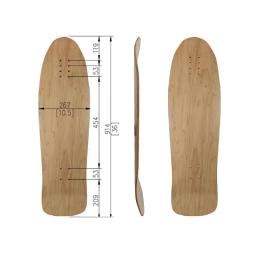 Skate Longboard Deck Profissional para Adultos, Skate Surfskate, Skate e Acessórios, 36" - Image 2