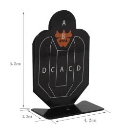 Tiro tático alvo definido, durável metal alvo, Airsoft prática, caça, 3pcs por lote - Image 2