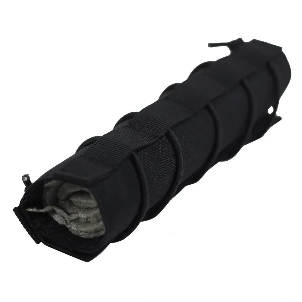 Outdoor Tactical Airsoft Suppressor Cover, Silencer pano protetor, Painel de ferramentas, Muffler Case, Bolsa Bag, Hunting Tube Gear, 18cm - Image 1