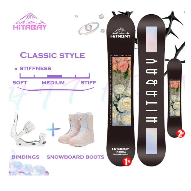 Rancoo Pro Series Snowboard Carbono UD 155cm