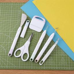 Vinil Weeding Ferramentas Set para Cricut Maker, Silhouette Relief, Carving Tool Kit, Ferramentas manuais, Scrapbook, DIY, Artesanato, 6 PCs/Set - Image 2