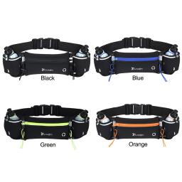 Cinto de hidratação com múltiplos bolsos, suporte de garrafa de água, alça ajustável, bolsa de cintura para homens e mulheres - Image 3