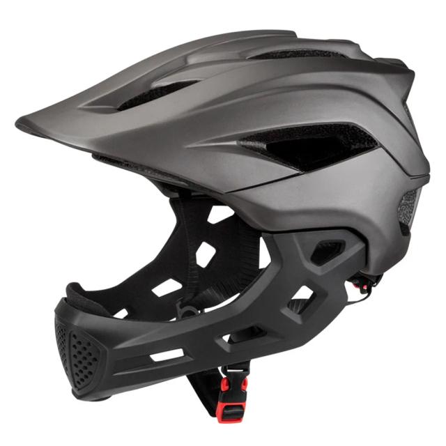 Capacete Infantil Full Face 2 em 1 para Ciclismo, MTB e Skate
