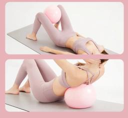 Bola de Yoga Inflável Anti-Explosão, Bola de Ginásio, Balão de Treino, Fitness, Pilates, Ginásio, Treino 2.5mm Grosso, 25cm - Image 4