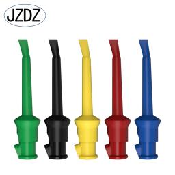 Jzdz sonda de teste com clipe de gancho de teste, 10 peças para teste eletrônico mini conector grabber ferramentas diy acessórios j.30007 - Image 1