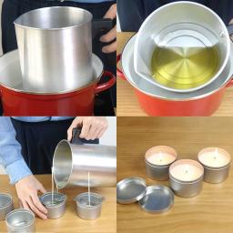 Vela que faz suprimentos artesanal arte perfumada que faz o molde diy vela de derretimento pote sabão vela que faz kits molde - Image 3