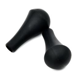 6 pçs segurança de tiro com arco borracha macia pontas duplas dicas seta prática acessórios para 6mm 8mm diâmetro externo eixo seta - Image 2