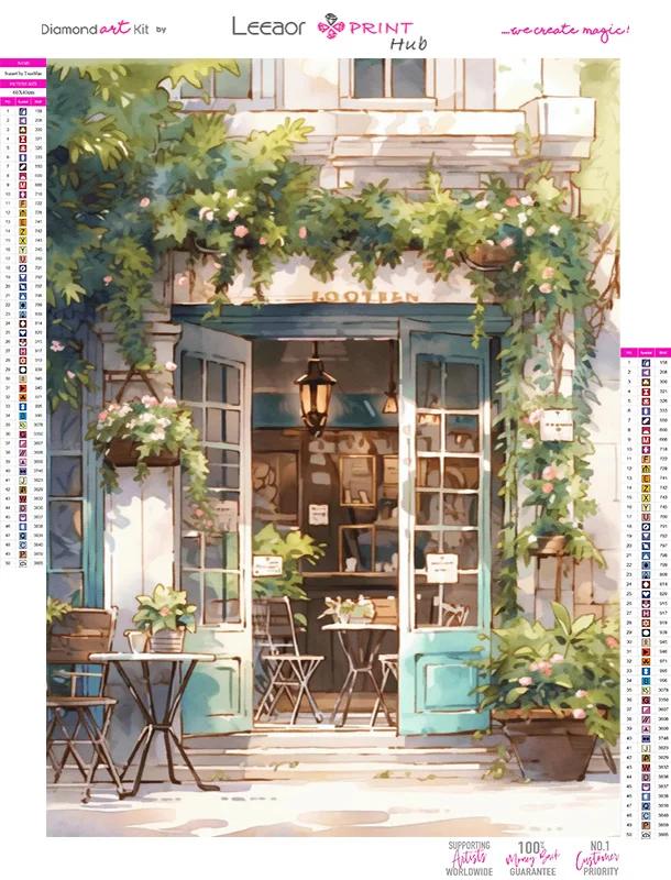 Kits de Pintura em Diamante de Paisagens Florais: Bordados, Mosaicos e Artesanato para Decoração e Presentes Artesanais.