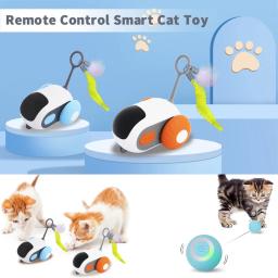 Brinquedo de carro interativo para gatos e cães, Movimento automático, Rato remoto, Brinquedos de bola de Kitty Indoor, Carro controlado para brincar, Treinamento, Smart Interactive - Image 2