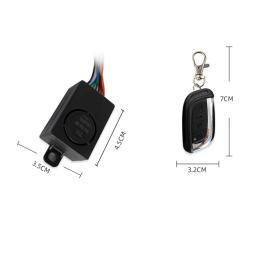 36-72v 125db e-bike dispositivo anti-roubo anti perdido scooter elétrico bicicleta detector de controle remoto alarme - Image 2