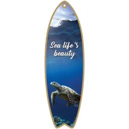 Decoração De Parede De Prancha De Madeira, Temática De Praia, Placas De Madeira, Sinais De Prancha De Surf, Exterior, Náutico, Decoração De Verão Para Parede De Mar - Image 4