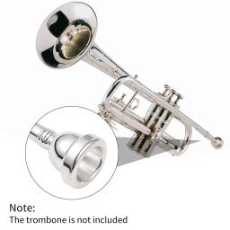Alto Trombone cobre bocal, bocal peças de reposição, Brass Instrument Acessórios, 61 2AL - Image 3