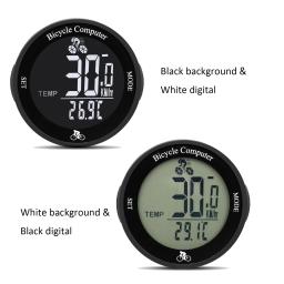 Computador sem fio da bicicleta à prova dwireless água odômetro multi funcional tela lcd ciclismo velocímetro mountain bike speedo medidor - Image 3