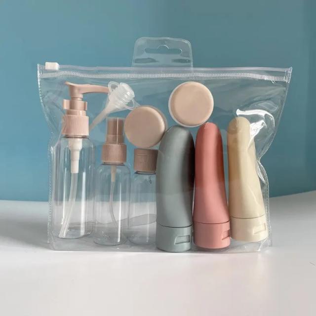 Conjunto de Garrafas de Viagem 11 Peças com Saco de Armazenamento