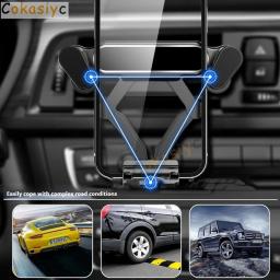 Suporte do telefone móvel do carro da gravidade para Mini Cooper Countryman, F60, F56, um, F54, F55, montagem de saída de ar, suporte GPS - Image 5
