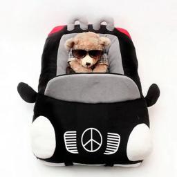 Cama de luxo para animais de estimação, sofá quente, ninho de cachorro, almofada do gatinho, canil acolchoado com esteira, pelúcia, moda inverno, 70x50cm - Image 3