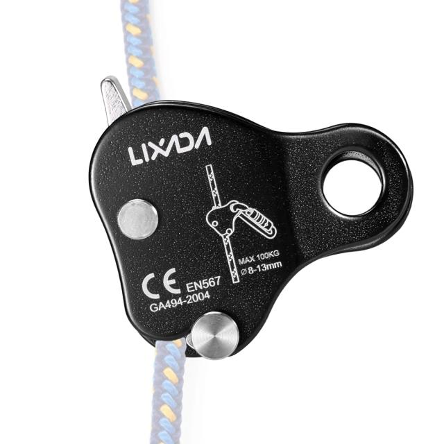 Dispositivo de Proteção e Belay para Escalada em Árvore e Montanha - Compatível com Cordas de 8-13mm