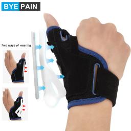 Polegar cinta e estabilizador de pulso para homens e mulheres, Spica Splint para artrite, tendinite, suporte Wrap - Image 1