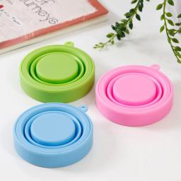 Copa De Água Dobrável De Silicone, Copos Retráteis, De Alta Temperatura, Portátil, Gota, Ao Ar Livre, Esportes, Viagem, Viagem, 1Pc - Image 2
