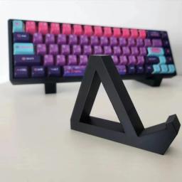 Suporte de parede do teclado, Game Handle, suporte do computador, armazenamento em rack, destacável, apto para teclado mecânico, 2 pcs - Image 1