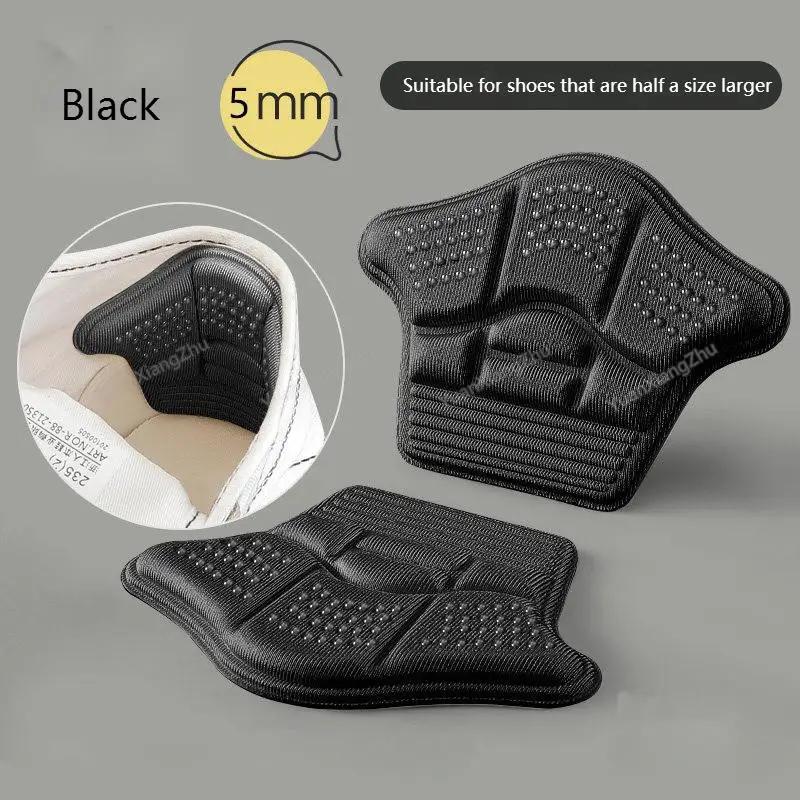 5D Silicone Heel Protetores Adesivos Não Slip Sapato Pads Sneakers Palmilhas Pé Apaziguadores Da Dor Ajustar Tamanho Almofada Cuidados Inserções - Image 1