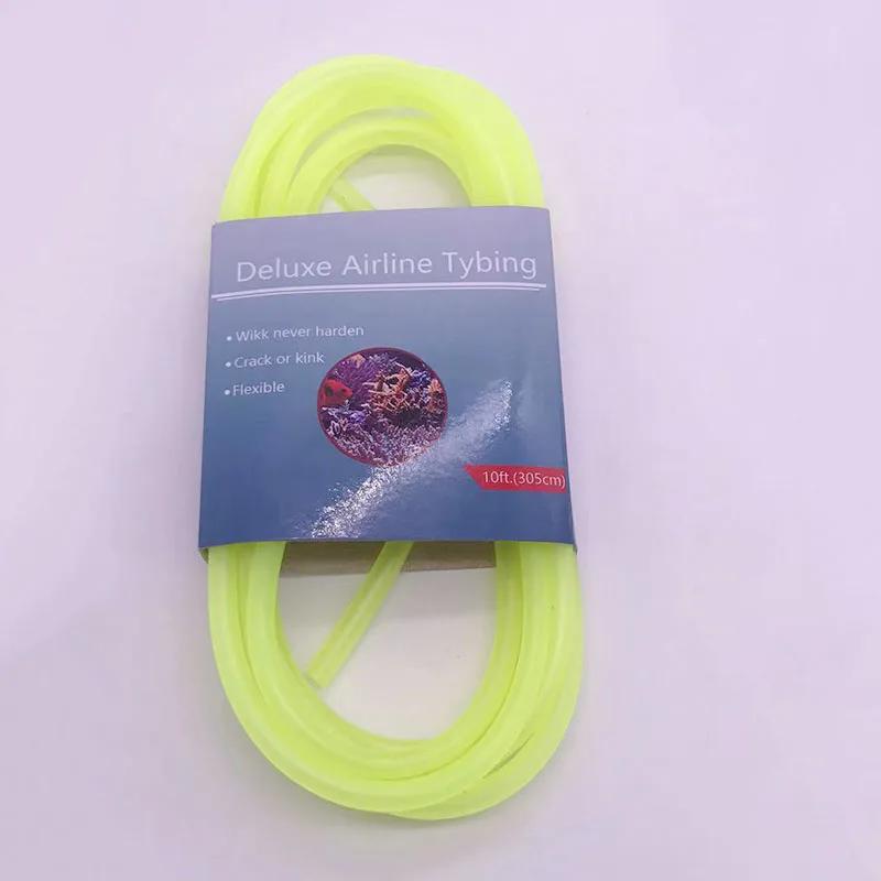 Colorido Aquário Bomba De Oxigênio, Bomba De Água, Mangueira, Bolha De Ar, Pedra, Aquário De Peixes, Lagoa, Tubo, Alta Qualidade, 4mm, 305cm - Image 1