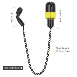 Conjunto de alarme de mordida de pesca, conjunto de 4 peças, acessórios para pesca com corrente de alerta, equipamento de pesca - Image 6