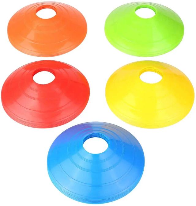 Cones de Futebol para Crianças - Equipamento de Treinamento e Exercícios de Agilidade