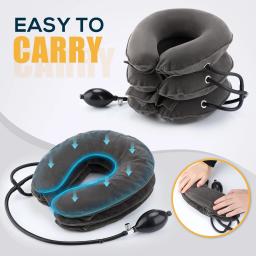 Maca Ortopédica Pescoço para Alívio Da Dor, Espondilose Cervical, Vértebra Tração Terapia Dispositivo, Quiropraxia Colar Travesseiro, Exercício Travesseiro - Image 4
