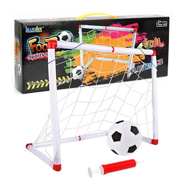 Conjunto Prático de Mini Futebol com Rede Estável - 56/86/106/120cm de Entretenimento para Crianças
