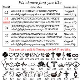 Caixa de lata personalizada com o seu texto, gravado a laser, presentes de metal prateado, pingente para anel, colar, chaveiro, relógio de bolso - Image 6
