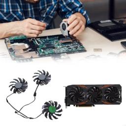 Ventilador resfriamento da placa gráfica U75b para GTX1060 1070 1080 CARTA VÍDEO Optimal Refrigere 4pin T128010su Fan 3pcs - Image 3
