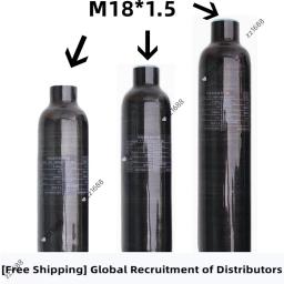 Tanque do cilindro HPA da fibra do carbono, cilindro de gás de alta pressão, caça do mergulho de FX, M18, 1,5, 4500Psi, 300Bar, 30Mpa, 0.36L, 0.42L, 0.5L - Image 5