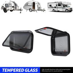 Janela Mesh Screen Suporte Rod, Janela externa, prova UV, Camping Trailer, Motorhome, 22.4x15.2 Polegada - Image 2