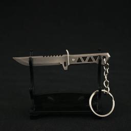Xenohunter faca corpo a corpo brinquedo modelo, Valorant Arma, Metal Game Reaver, Coleção Chaveiro Periférico, Desktop Display, 9cm - Image 4