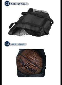 Saco portátil da malha do basquetebol, trouxa do armazenamento, exterior, futebol, bola, Gym, formação, voleibol, natação, praia - Image 6