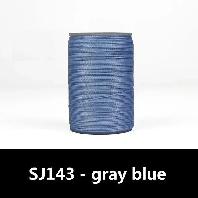 Fios de poliéster encerados coloridos para DIY de pulseiras e colares - 160 m, 0,35 mm, com costura Twist