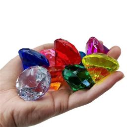 Falso diamante cristal gem brinquedo, pirata tesouro baú, acrílico Paperweight, DIY artesanato de arte, presente decorativo, 10pcs - Image 6