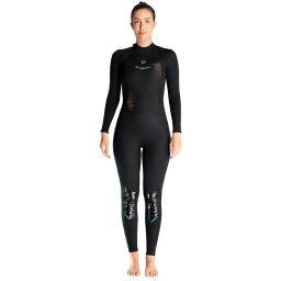 Wetsuit neoprene para mulheres, mergulho, surf, maiô térmico, esporte aquático, roupa de mergulho, equipamento de natação, 3mm - Image 4