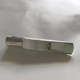 Profissional banhado a prata saxofone metal bocal, tenor, soprano, alto, sax boca peças, tamanho 56789 - Image 6